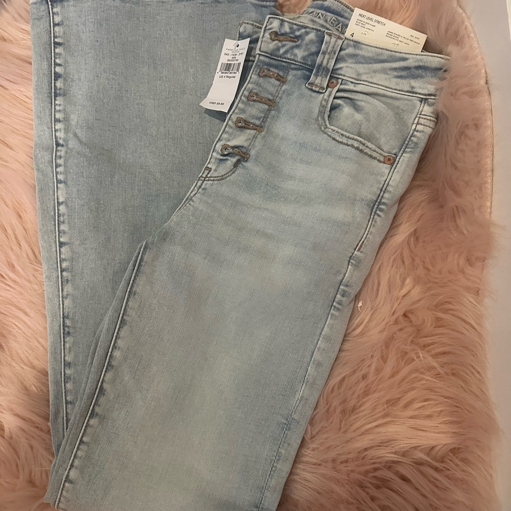 American Eagle Next Level Stretch Hi-Rise Flare, 4R